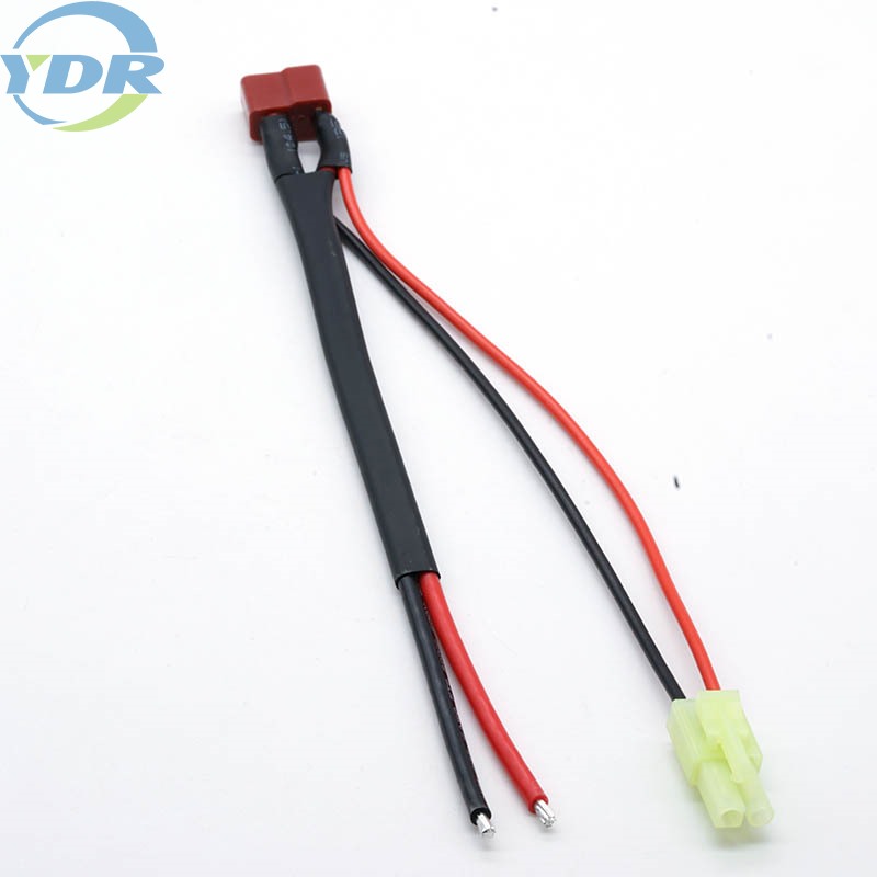 UL3135 16AWG सिलिकॉन वायर बैटरी कनेक्टिंग केबल के साथ टी टर्मिनल